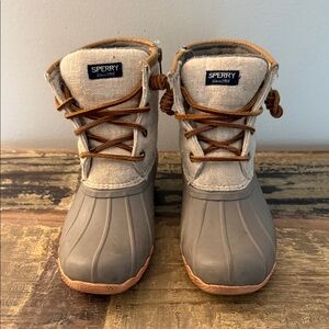 Sperry Kids' Gray and Tan Boots